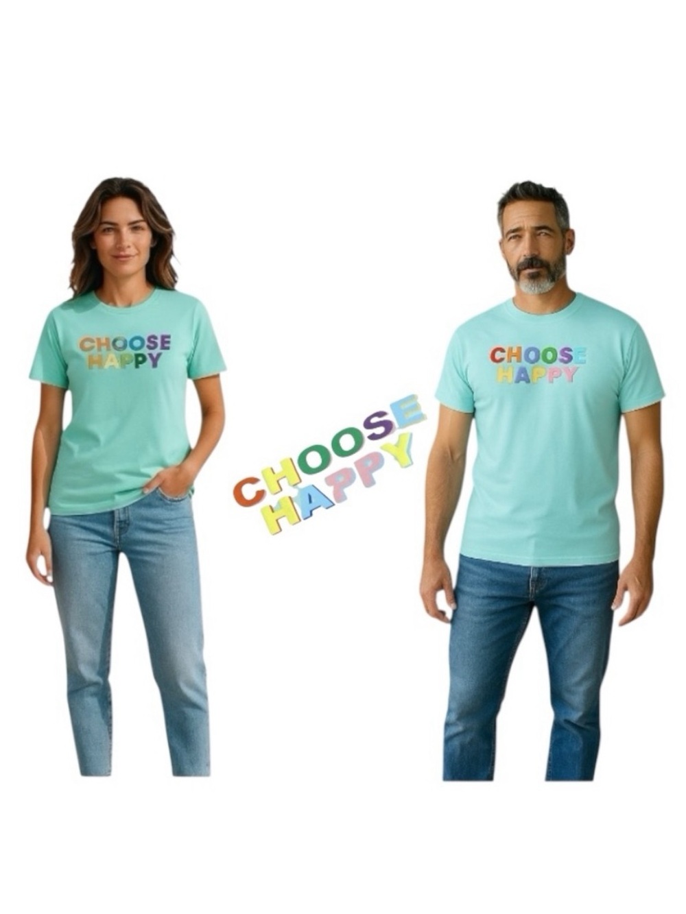 Pride ‘Choose Happy' All Gender Graphic Short Sleeve Tee